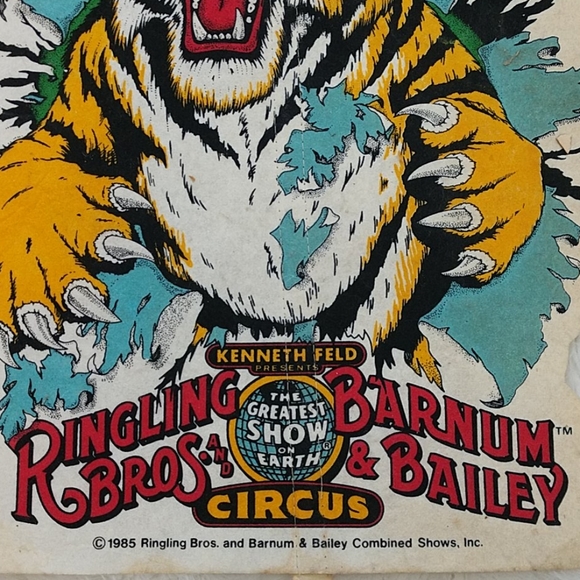 🐯🎪1985🎪🐯 RINGLING BROS BARNUM & BAILEY CIRCUS - Picture 3 of 6